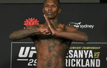 UFC 293. Adesanya vs. Strickland: weigh-in results
