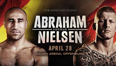 Abraham vs Nielsen. Where to watch live