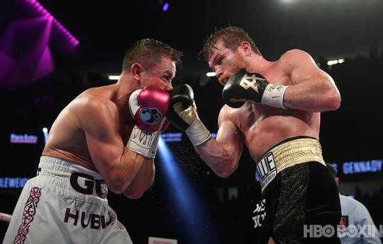 In a close fight judges gives it to Alvarez over Golovkin by MD