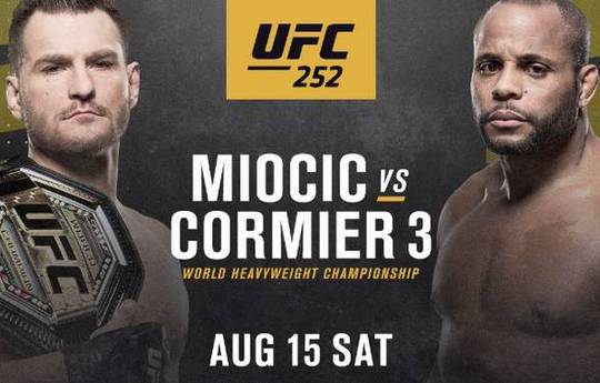 UFC 252 Miocic vs Cormier: Where to watch live