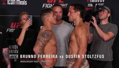 A quelle heure est l'UFC sur ESPN 57 ce soir ? Ferreira vs Stoltzfus - Heures de début, horaires, carte de combat