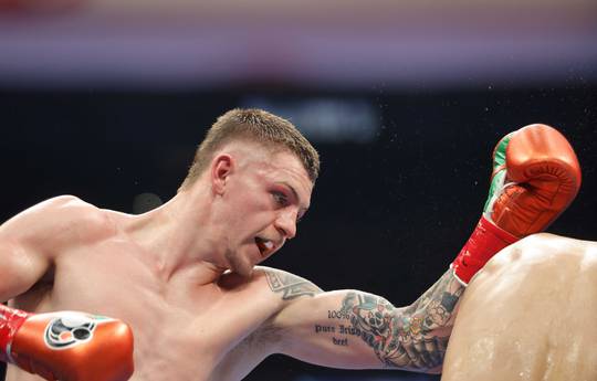 Walsh hit the floor, but won against Ocampo