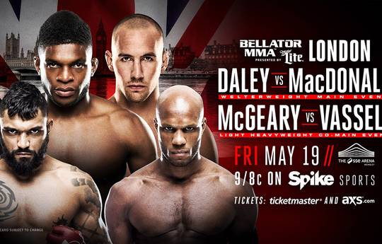 Bellator 179: Макдональд – Дейли. Прямая трансляция, где смотреть онлайн