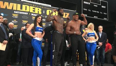 Wilder and Ortiz make weight