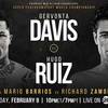 Davis vs Ruiz. Where to watch live