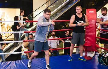 Media training before the boxing event in the Sports Palace on June 23 (photos)