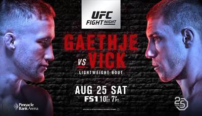 UFC Fight Night 135: Gaethje vs Vick. Where to watch live