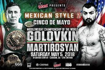 Golovkin - Martirosyan. Where to watch live