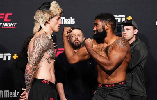 UFC Fight Night 240. Weigh-in results