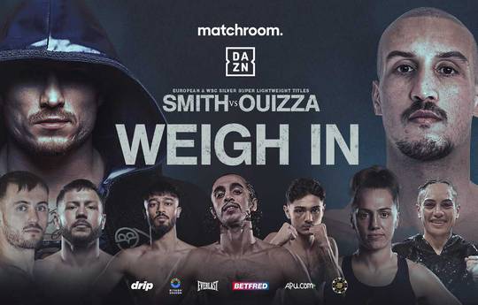 Cómo ver el pesaje Dalton Smith vs Walid Ouizza: Fecha, hora, transmisión en vivo