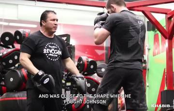 Khabib Nurmagomedov's training camp for UFC 223 (video)