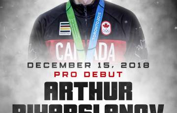 Pan Am Games gold medalist Arthur Biyarslanov makes pro debut Dec. 15 in Toronto