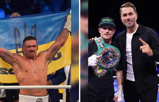 Eddie Hearn revela la "pesadilla" de Oleksandr Usyk: "Es demasiado grande y fuerte"