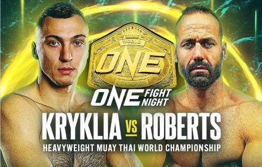 Ukrainian Kryklya will fight for the ONE Muay Thai heavyweight champion title