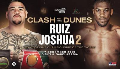 Ruiz vs Joshua 2. Where to watch live