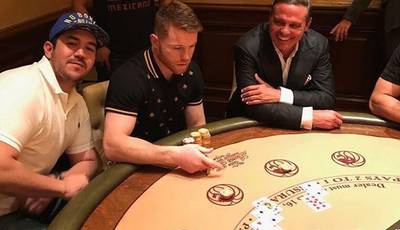 Canelo Alvarez Hits Blackjack Tables With Luis Miguel