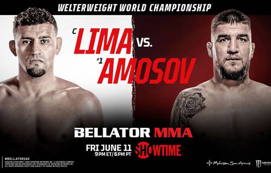 Bellator 260. Lima vs Amosov: where to watch live