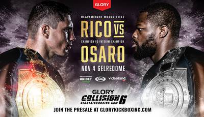 Glory Collision 6: в файт-карте уже три чемпионских боя