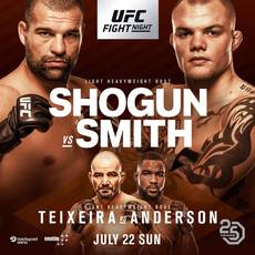 UFC Fight Night 134: Shogun vs Smith. Where to watch live