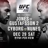 UFC 232: Jones - Gustafsson 2. Where to watch live