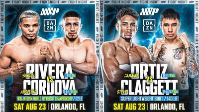 Yankiel Rivera vs Angelino Cordova Undercard - Vollständige Kampfkarten-Liste, Zeitplan, Running Order