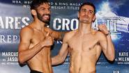 Linares, Crolla weigh-in