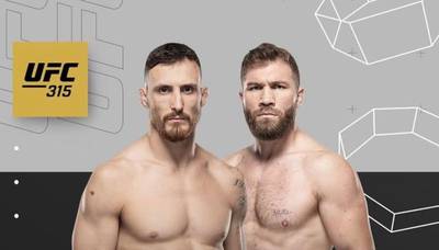 UFC 315: Bukauskas vs Cutelaba - Date, Start time, Fight Card, Location