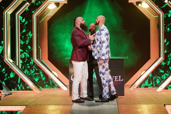 Fury vs Strowman. Face to face before WWE fight