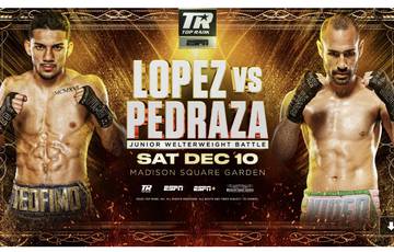 Después de Pedraza, López quiere pelear con Taylor en el Reino Unido