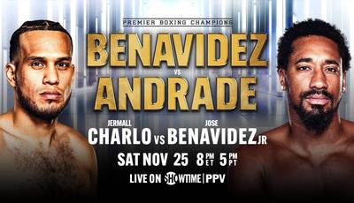 Trailer oficial do combate Benavidez-Andrade