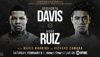 Davis vs Ruiz. Where to watch live