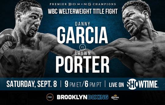 Garcia - Porter. Where to watch live