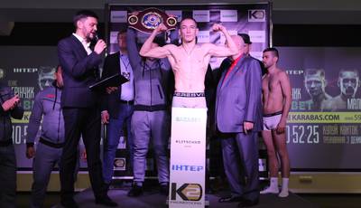 Malynovskyi knocks Berna out in the first round