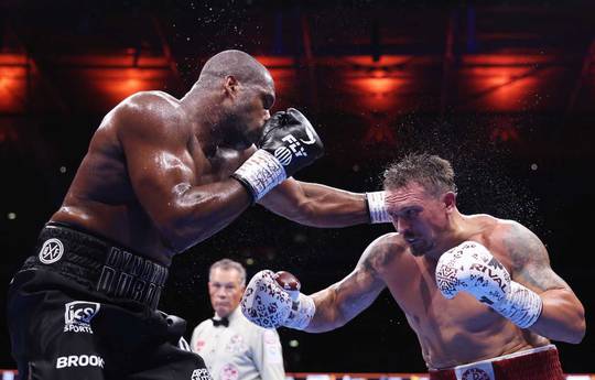 A esposa de Usyk o parabenizou pela vitória sobre Dubois