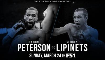 Peterson vs Lipinets. Where to watch live