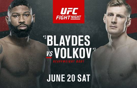 UFC On ESPN 11 Volkov vs. Blades: where to watch live