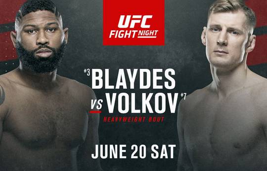 UFC On ESPN 11 Волков против Блейдса: ссылки на трансляцию