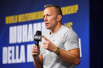 St-Pierre commented on a possible fight between Jones and Aspinall