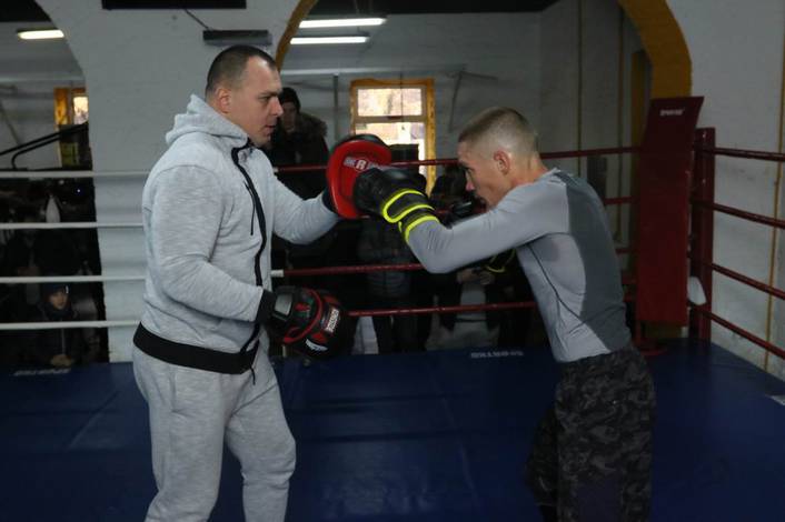 Беринчик и Малиновский провели открытую тренировку (фото)