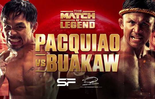 Buakaw vs Pacquiao: se conocen los detalles del próximo combate