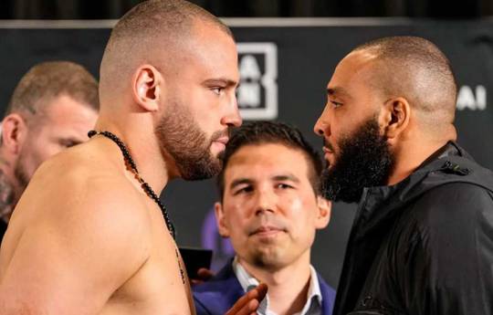 Glory Collision 8: результаты взвешиваия