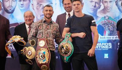 Lomachenko and Campbell met at the final press conference