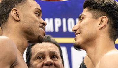 Spence and Garcia make weight (video)