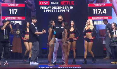 What time is Cherneka Johnson vs Amanda Galle tonight? Ringwalks, schedule, streaming links