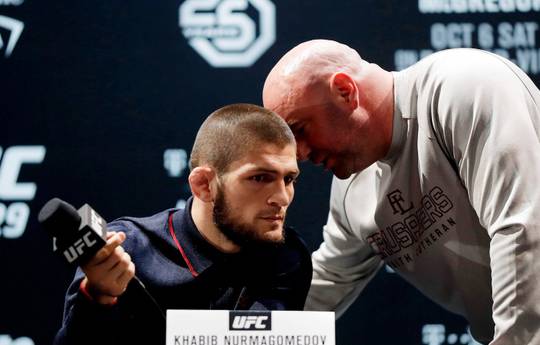 Dana White admitted Khabib's end to his career was the hardest for himself