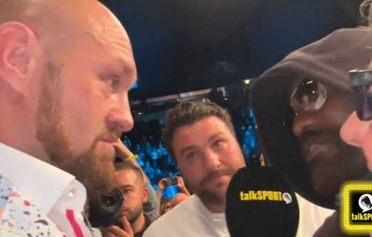 Fury argued with Chisora