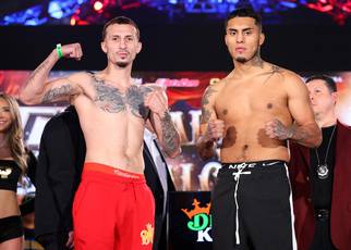 What time is the Javier Martinez vs Raul Salomon fight tonight? Start time, ring walks, running order