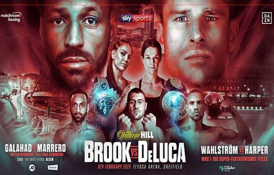 Brook vs DeLuca. Where to watch live