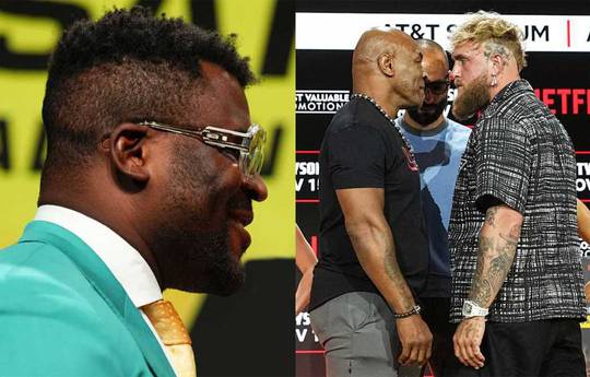 Ngannou dio su predicción para la pelea de Tyson con Paul