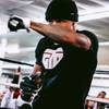 Davis at the open training session before Gamboa fight 21